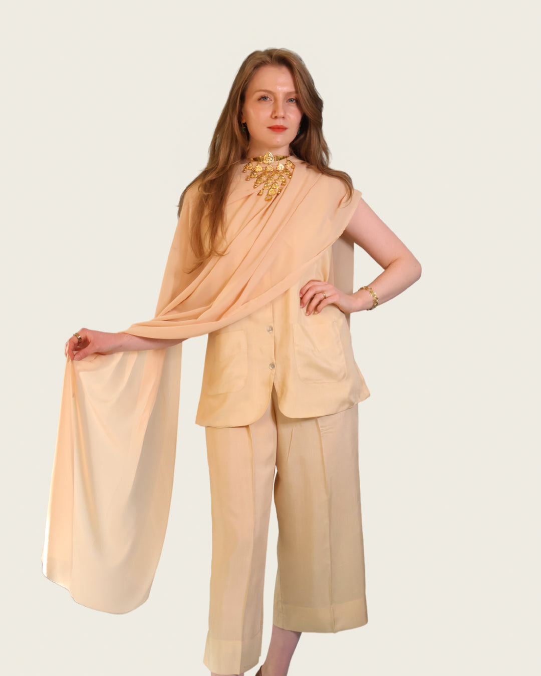 Eden Pearl Co-ord set (Sleeveless)