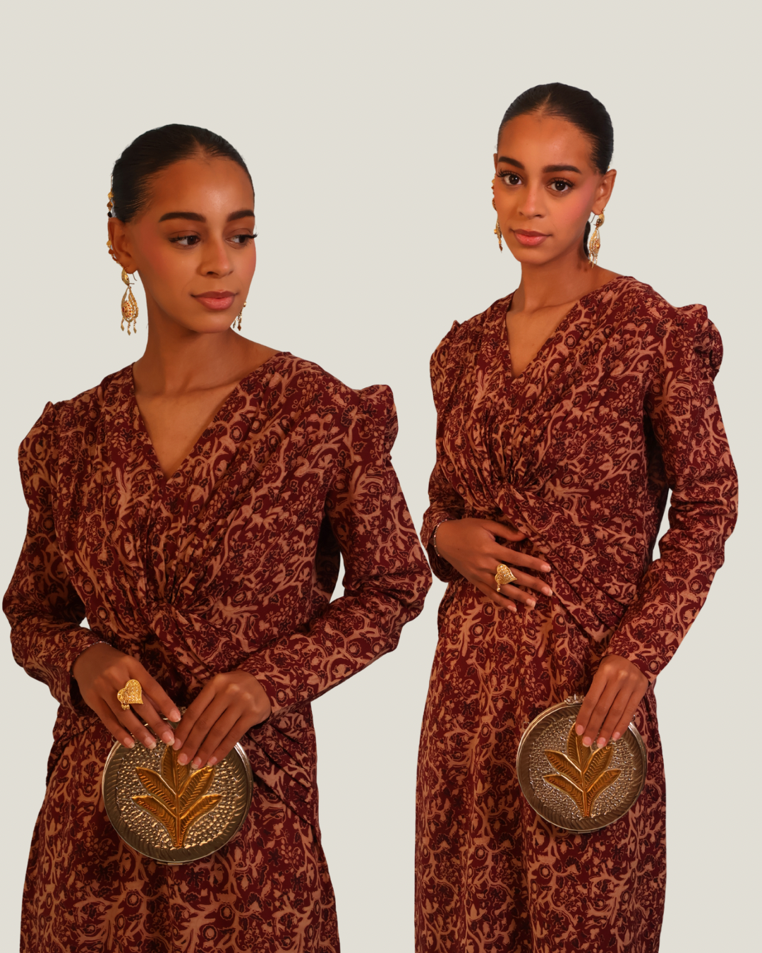 Tarasha Brass bag
