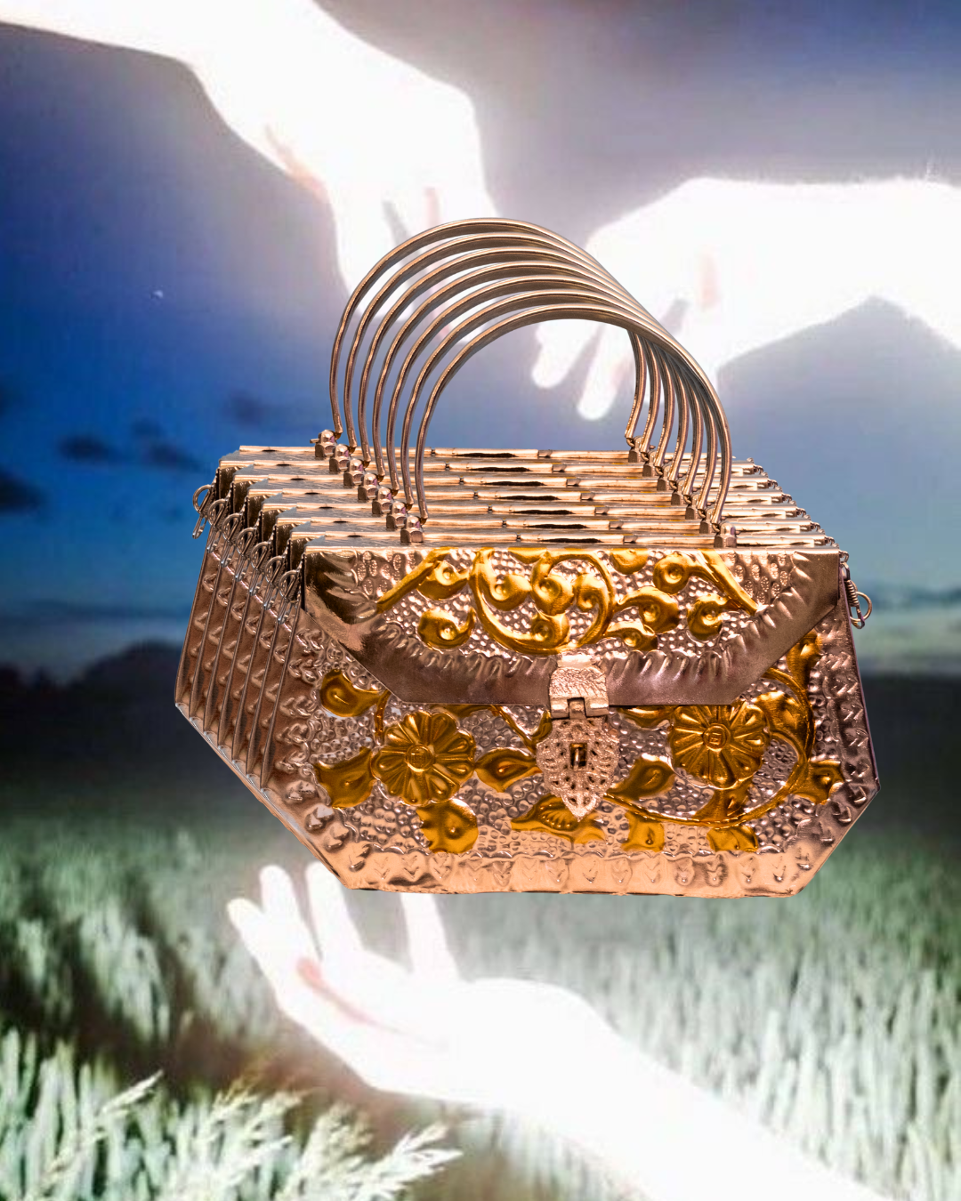 Gulzar Brass Bag