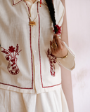 The Rani Bagh Hand-Embroidered Co-ord Set