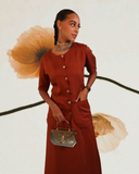 Amara Ember Co-ord set ( Elbow Length Sleeves)