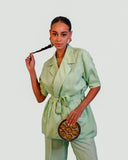 Sage Fleur Co-ord set (Elbow length sleeve)