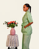 Sage Fleur Co-ord set (Elbow length sleeve)