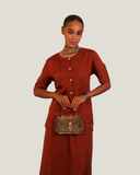 Amara Ember Co-ord set ( Elbow Length Sleeves)