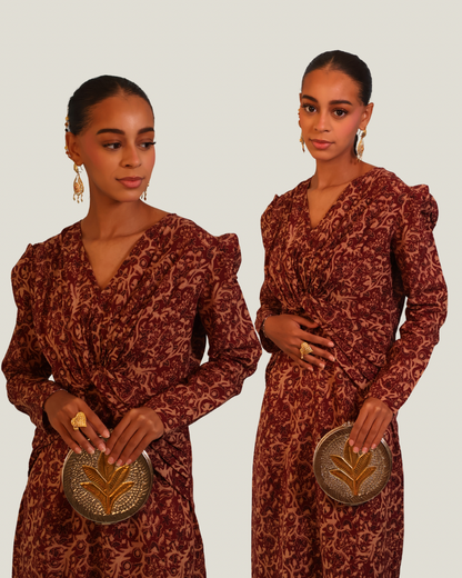 Tarasha Brass bag