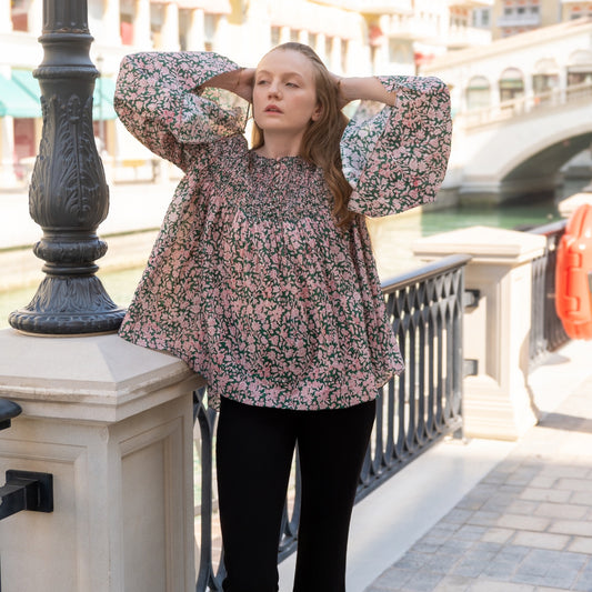 Fleur Smocked Blouse