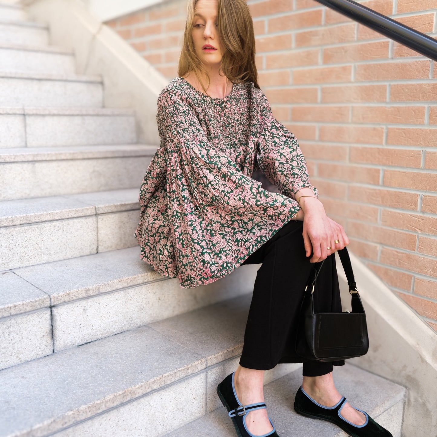 Fleur Smocked Blouse